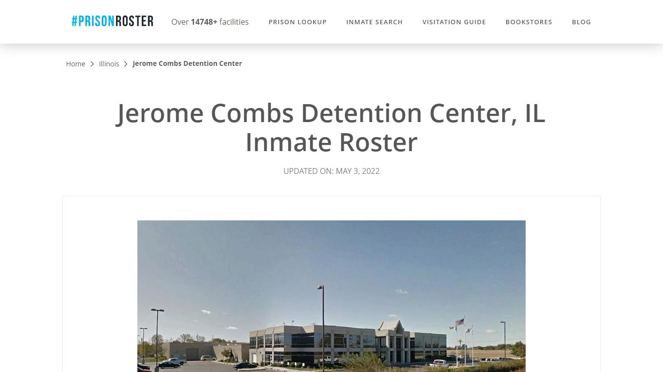 Jerome Combs Detention Center, IL Inmate Roster